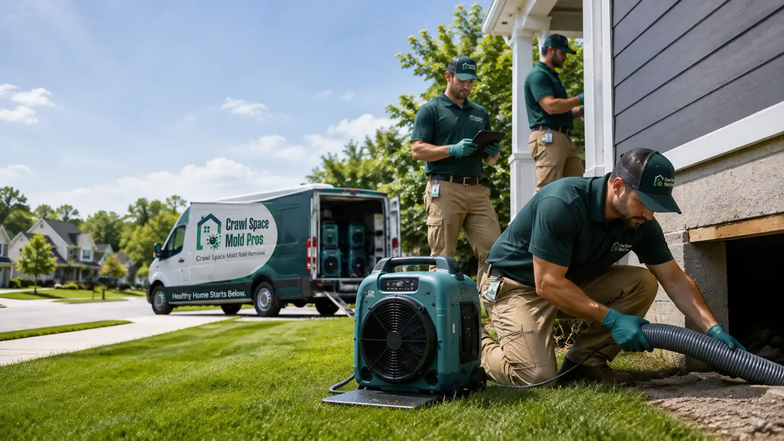Crawl Space Mold Removal in Warren, ME